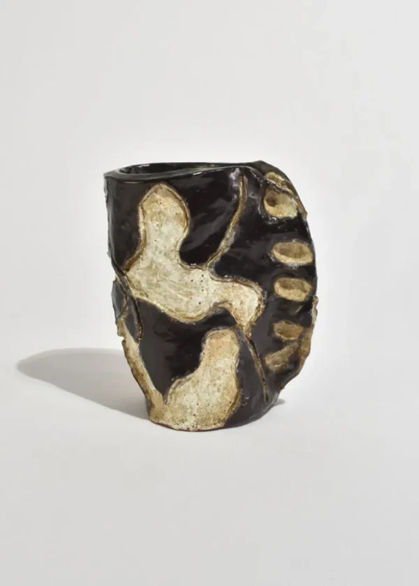 Abstract Stoneware Vessel