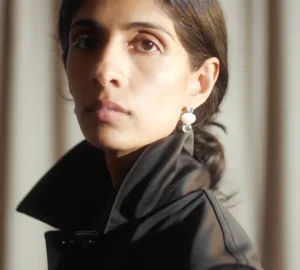 Amethyst Pearl Quartz Earrings