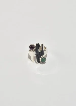 Aventurine Amethyst Ring