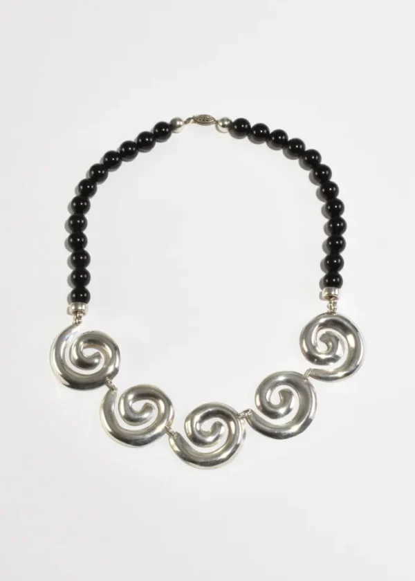 Beaded Spiral Necklace