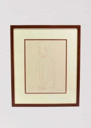 Ben Shahn Lithograph, Framed