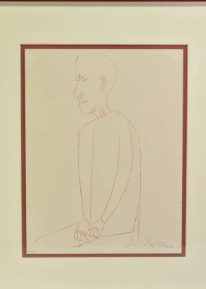 Ben Shahn Lithograph, Framed