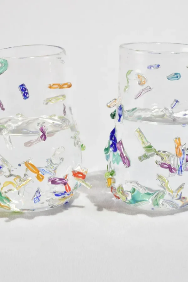 Blown Glass Tumbler Set