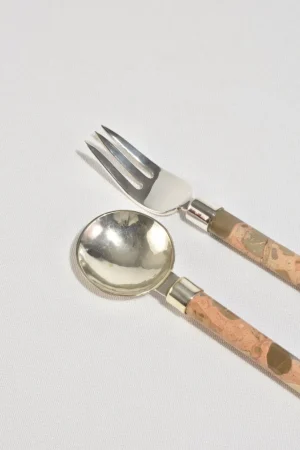 Casa Cutlery Set in Leopardite