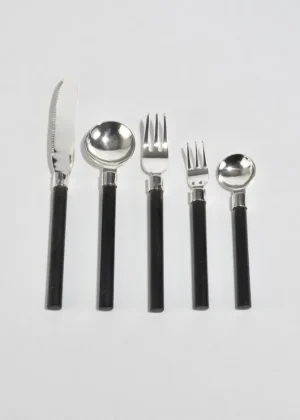 Casa Cutlery Set in Onyx