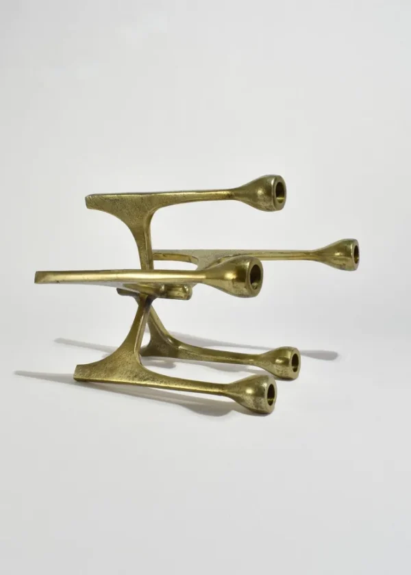 Cast Brass Candelabra