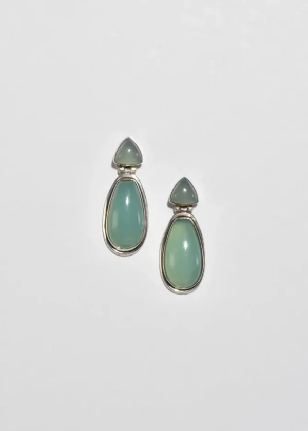 Chalcedony Drop Earrings