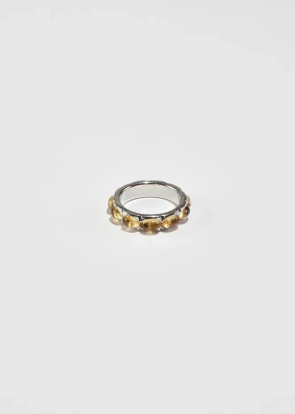 Citrine Band Ring