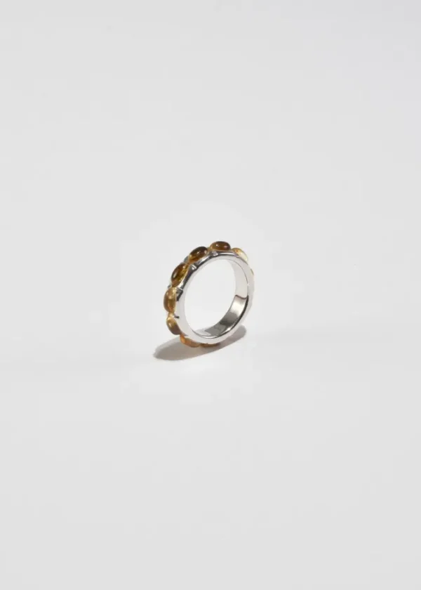 Citrine Band Ring