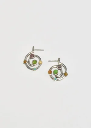 Colorful Spiral Earrings