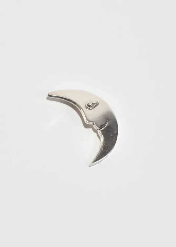 Crescent Face Brooch