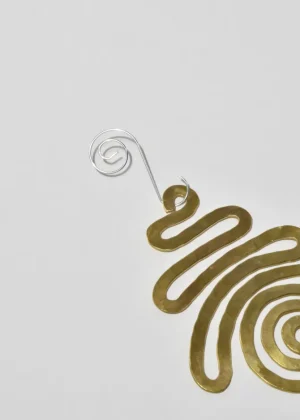 Curved Brass Ornament