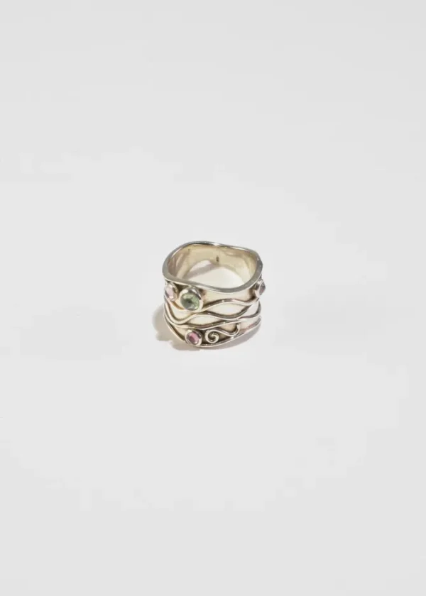 Curvy Multi Stone Ring