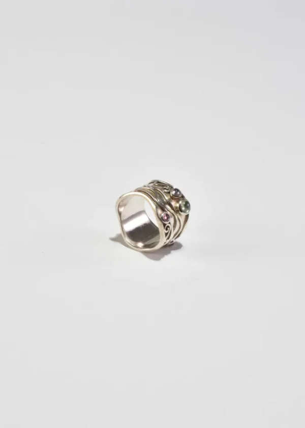 Curvy Multi Stone Ring