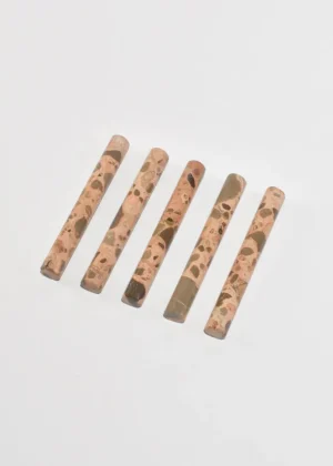 Cutlery Rest Set in Leopardite