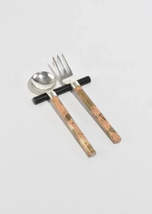Cutlery Rest Set in Onyx