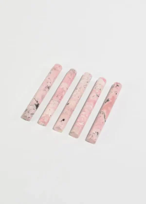 Cutlery Rest Set in Pink Rhodonite