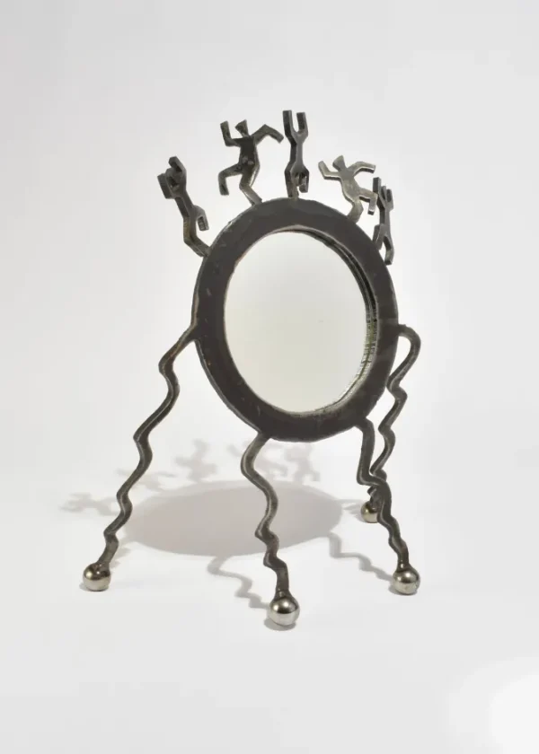 Dancing Figures Iron Mirror