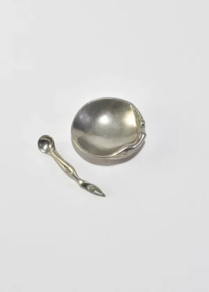 Danish Figural Dish and Spoon Set