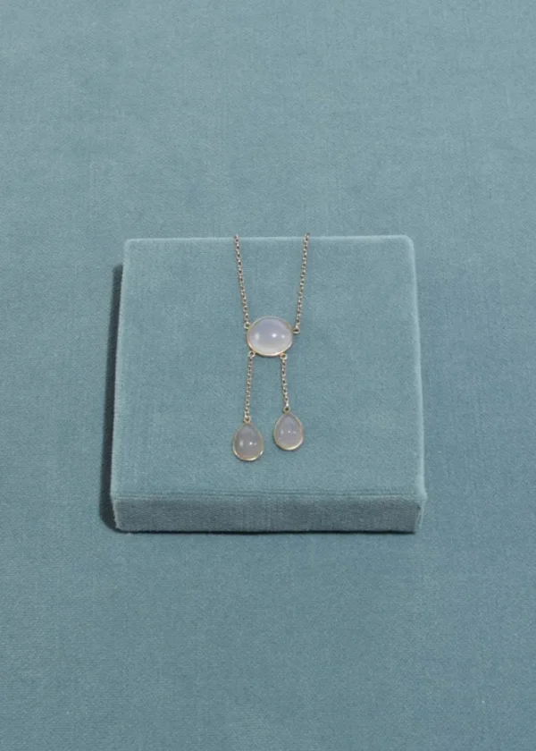 Deco Moonstone Necklace