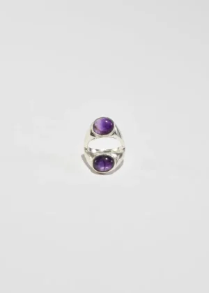 Double Amethyst Ring