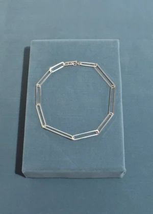 Elongated Link Necklace