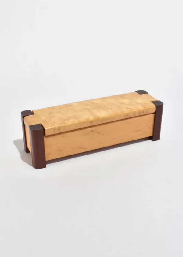 Elongated Wooden Box