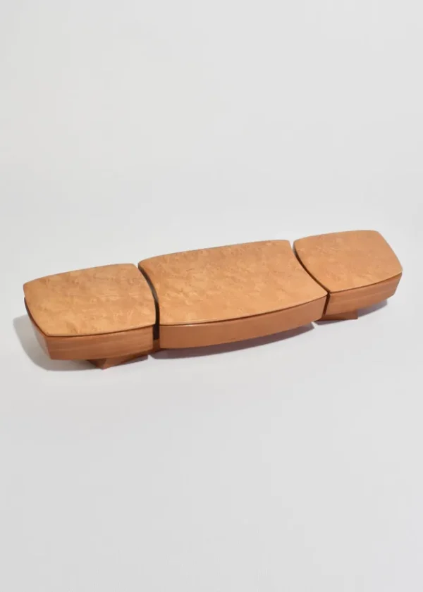 Elongated Wooden Jewelry Box