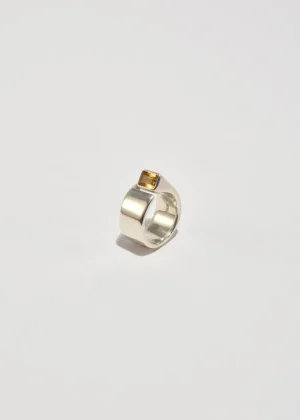 Faceted Citrine Ring