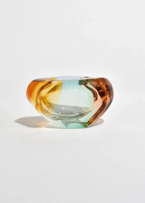 Faceted Colorful Vase