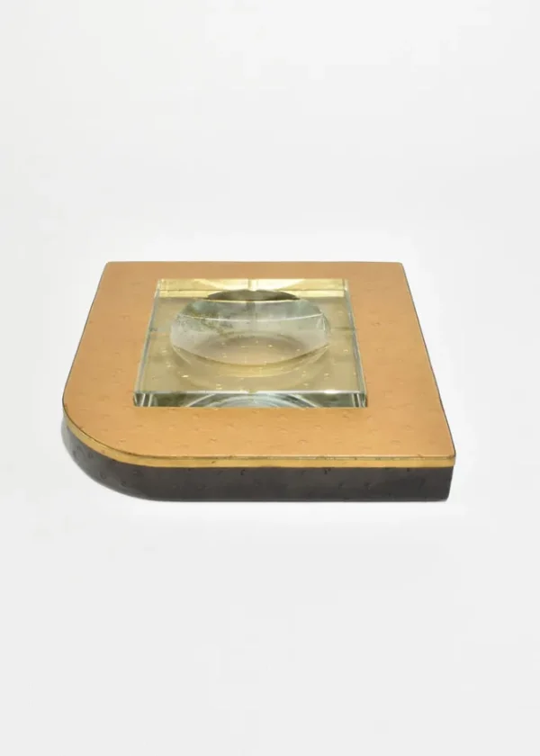 French Leather Wrapped Catchall