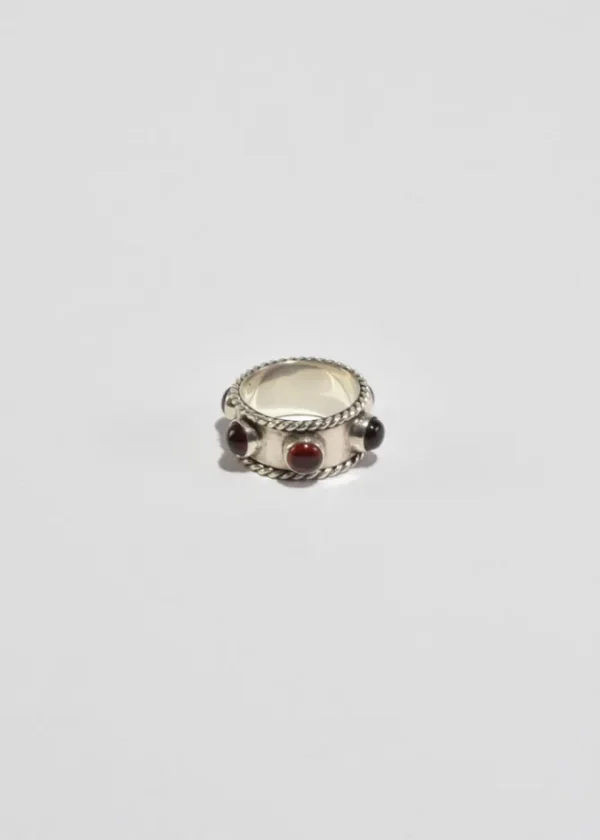 Garnet Spinner Ring