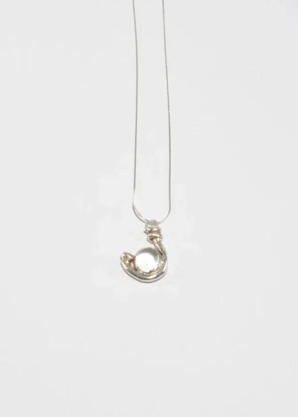 Glass Cabochon Pendant Necklace