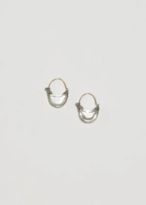 Glass Hoop Earrings