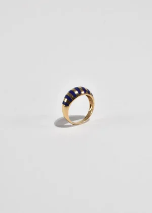 Gold Lapis Ring