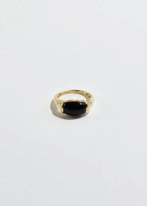 Gold Onyx Ring