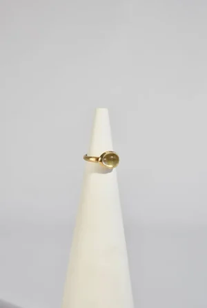Gold Organic Citrine Ring