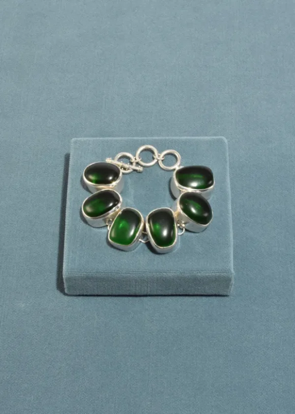 Green Glass Bracelet