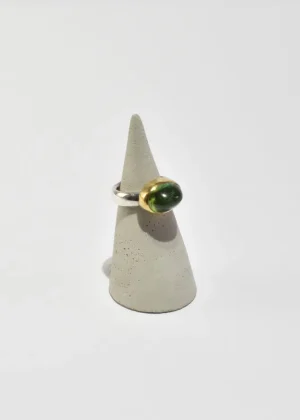 Green Tourmaline Ring