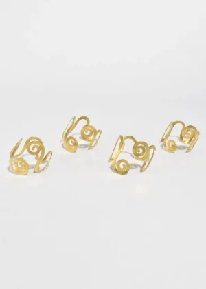 Hammered Napkin Rings
