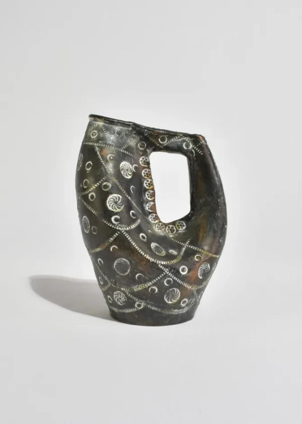 Hand-Carved Arched Vessel