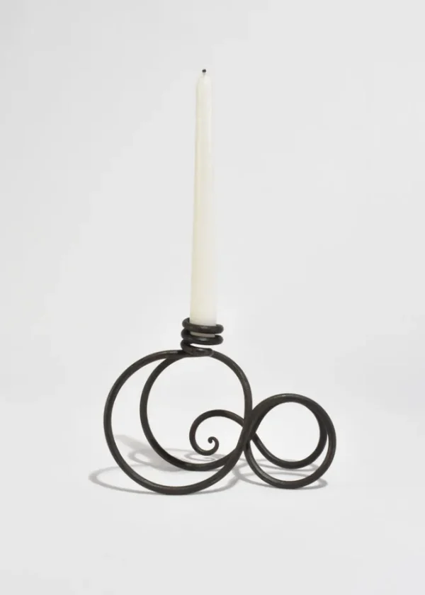 Iron Spiral Candleholder