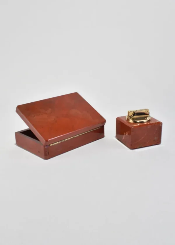 Jasper Box and Lighter Set
