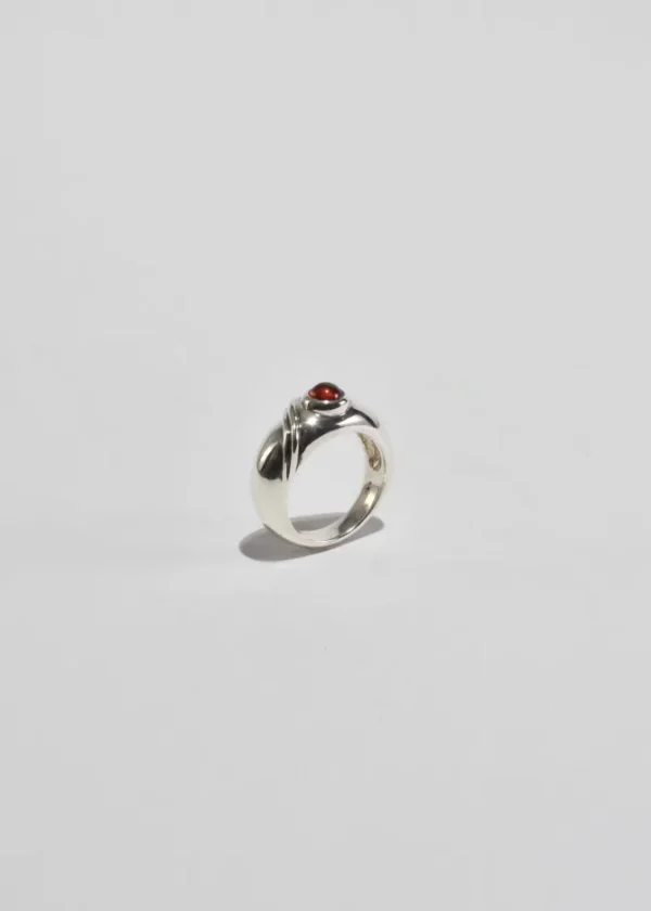 Modernist Ruby Ring