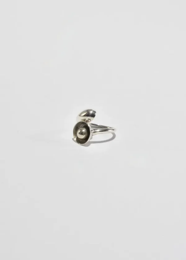 Modernist Sterling Ring