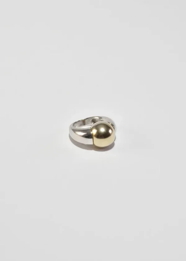 Modernist Two-Tone Ring