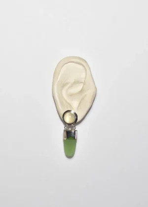 Moonstone Glass Earrings