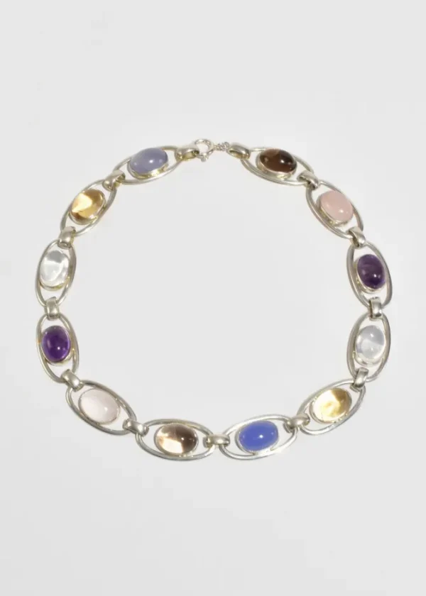 Multi Stone Collar Necklace