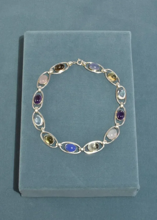 Multi Stone Collar Necklace