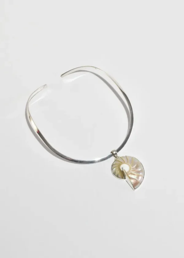 Nautilus Shell Collar Necklace